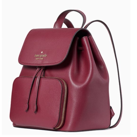 Kate Spade Darcy flap backpack, Blackberry Preserve SZ 9.6” x 6.7” - Picture 1 of 10